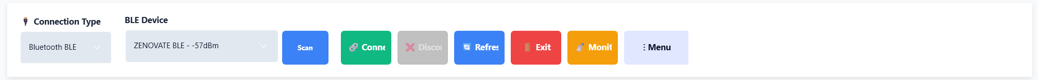 Windows BLE 连接界面